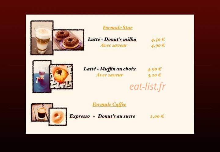 Star Coffee — carte page 2
