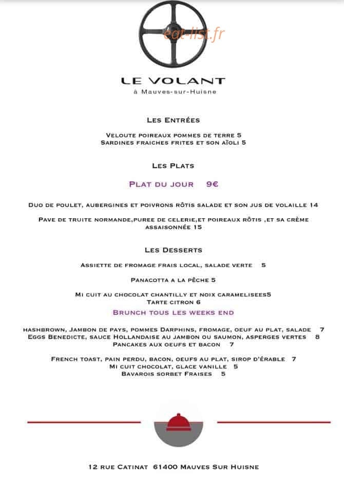Le Volant — carte page 1