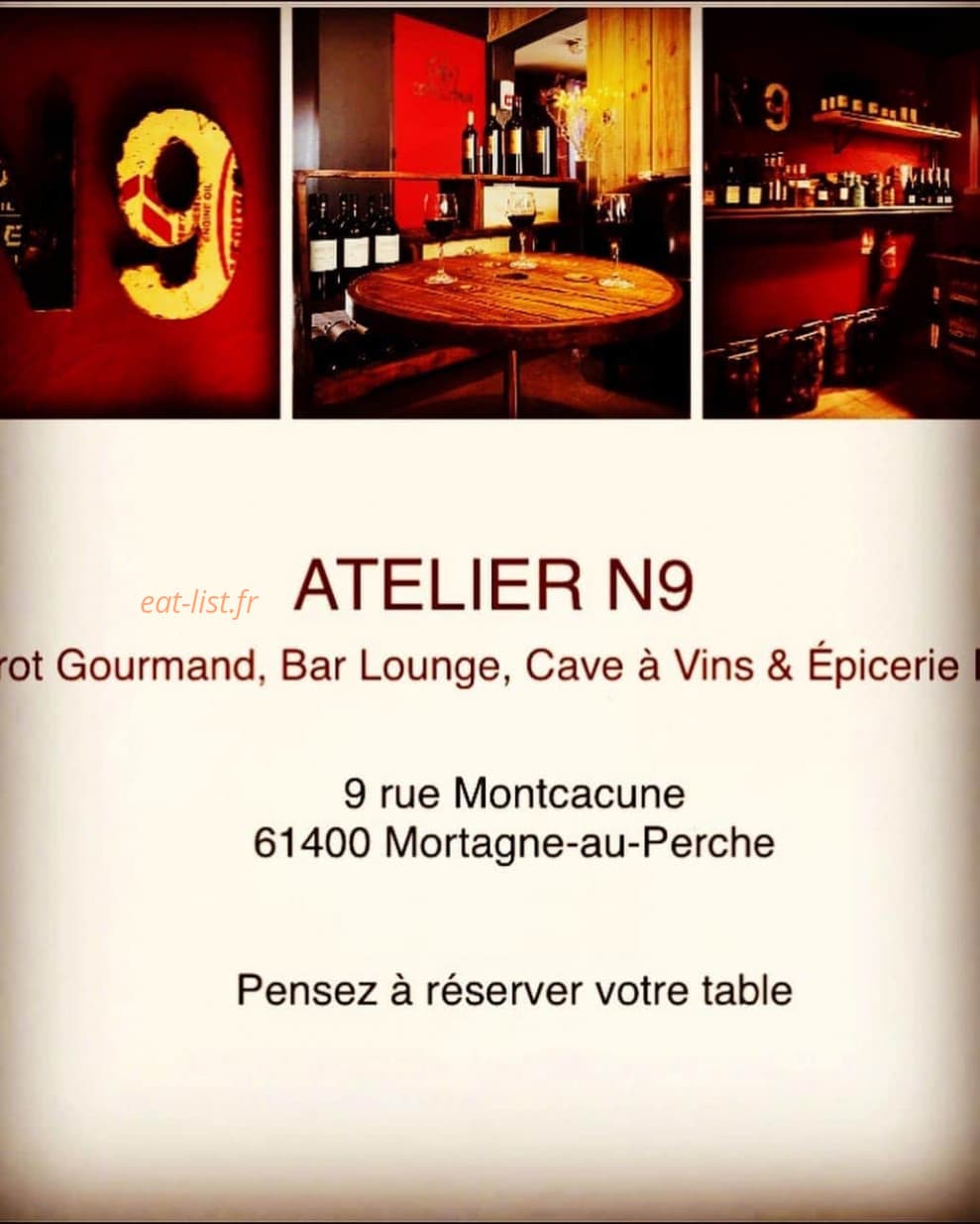 Atelier N9 — carte page 1