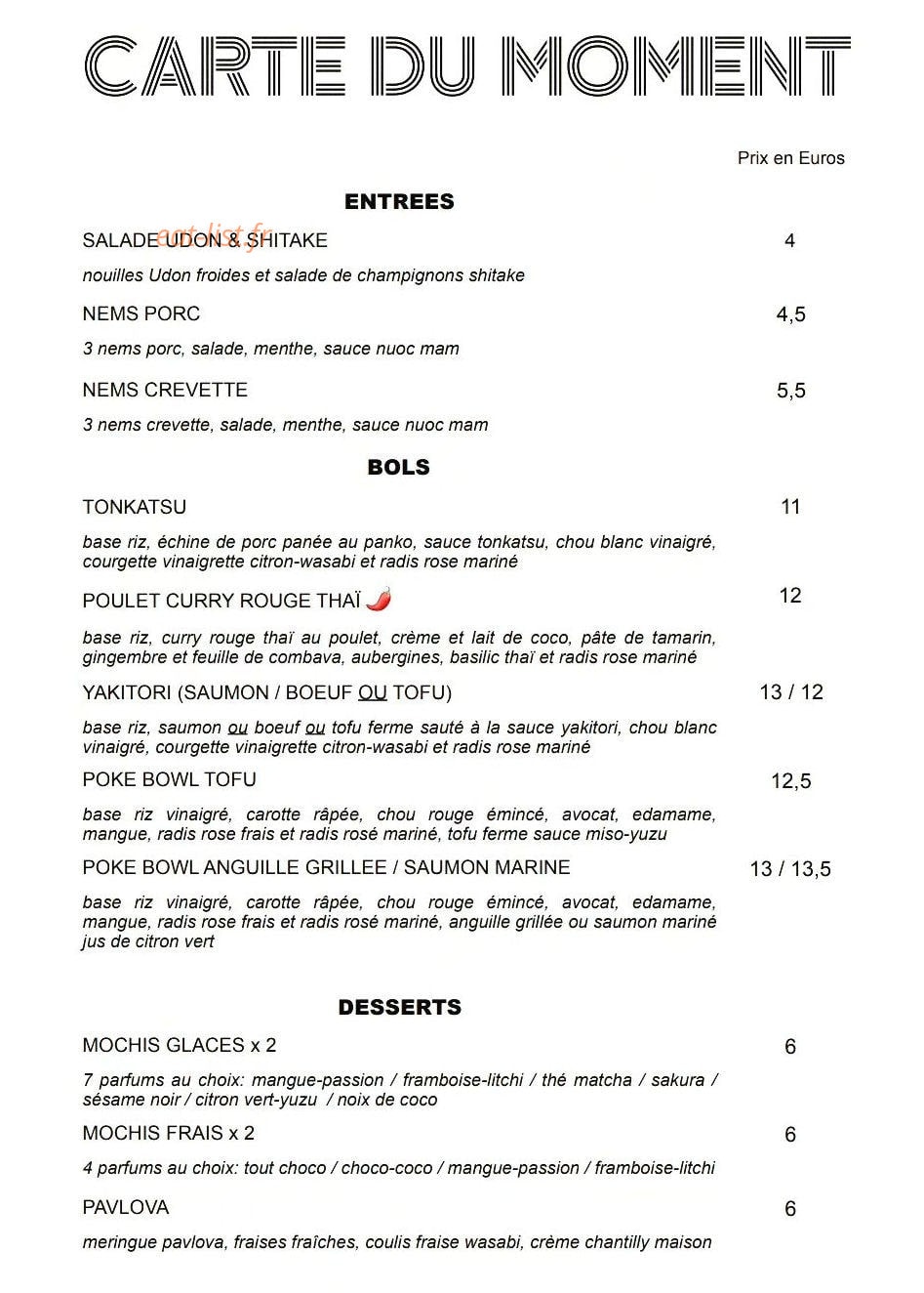 Le passage — carte page 1