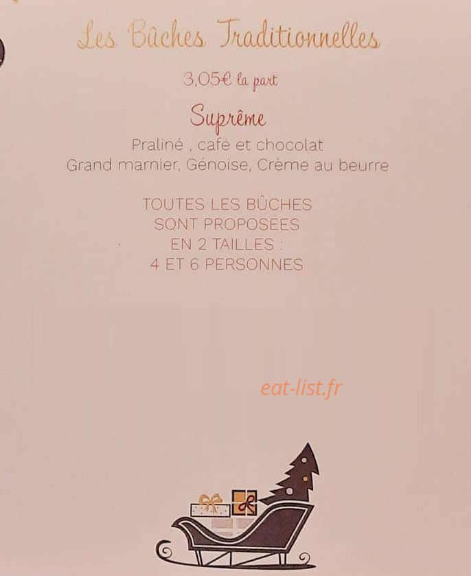 Les Friandises du Perche — carte page 2