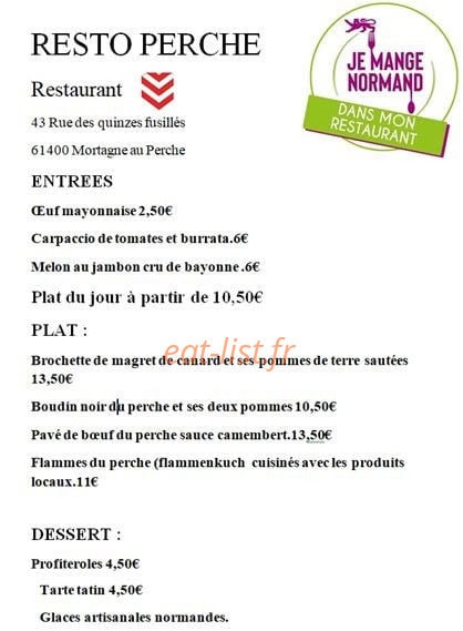 Resto Perche — carte page 1