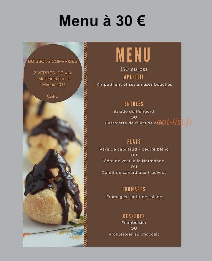 Le C Gourmand — carte page 6