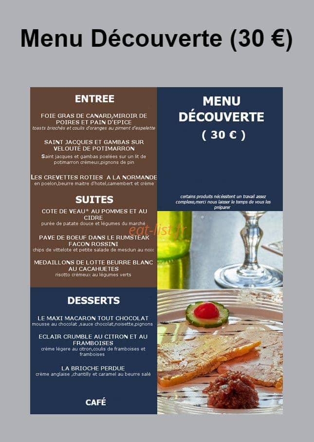 Le C Gourmand — carte page 7