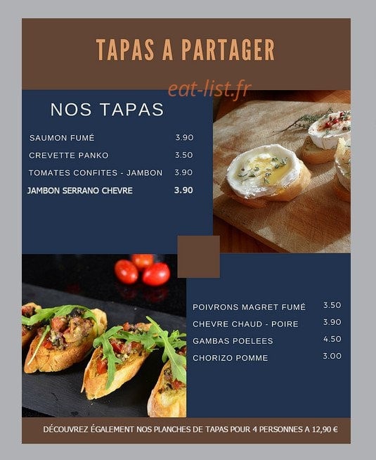 Le C Gourmand — carte page 11