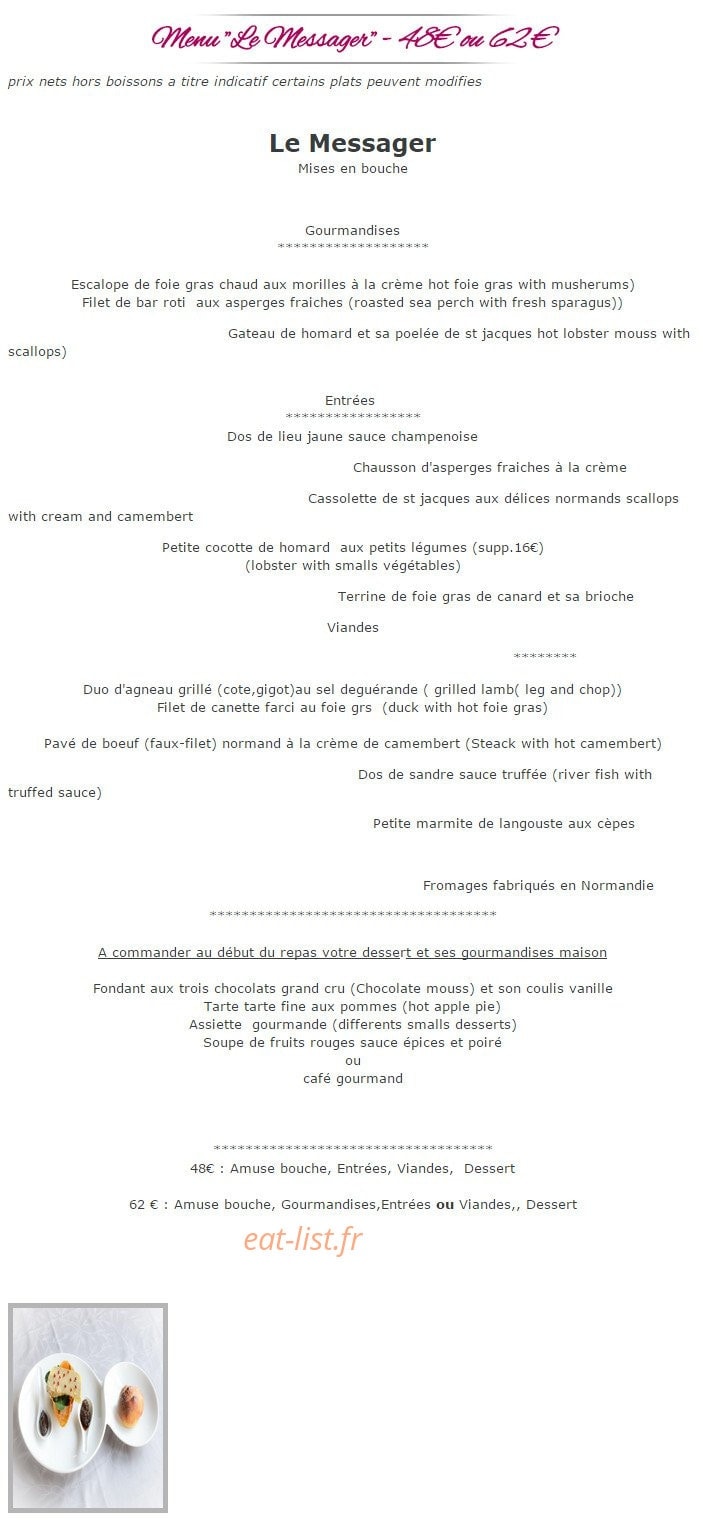 Le Dauphin — carte page 2