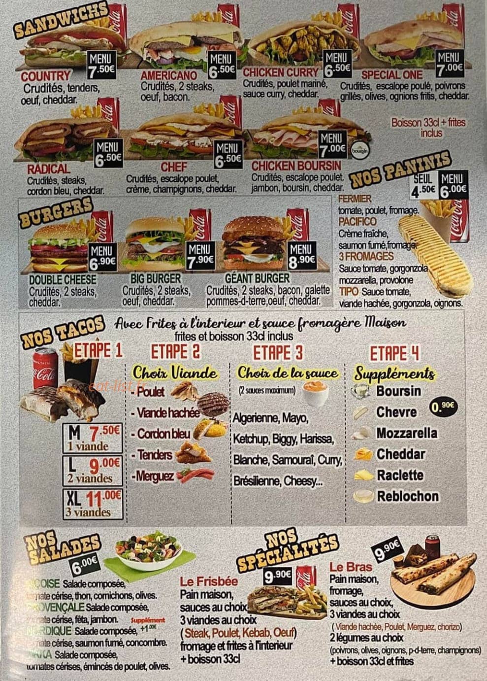 Le Frisbee — carte page 3
