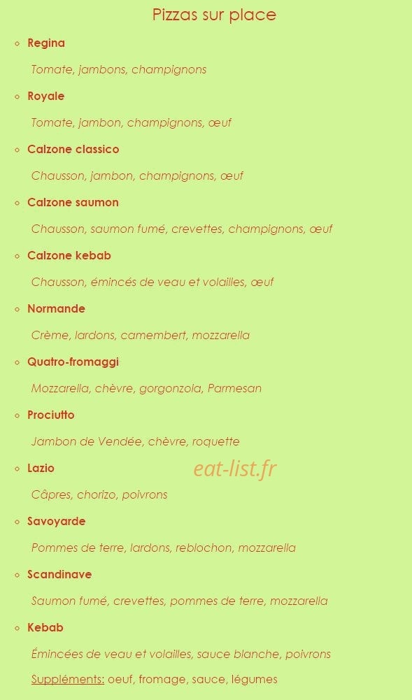 Le Pellagio — carte page 4