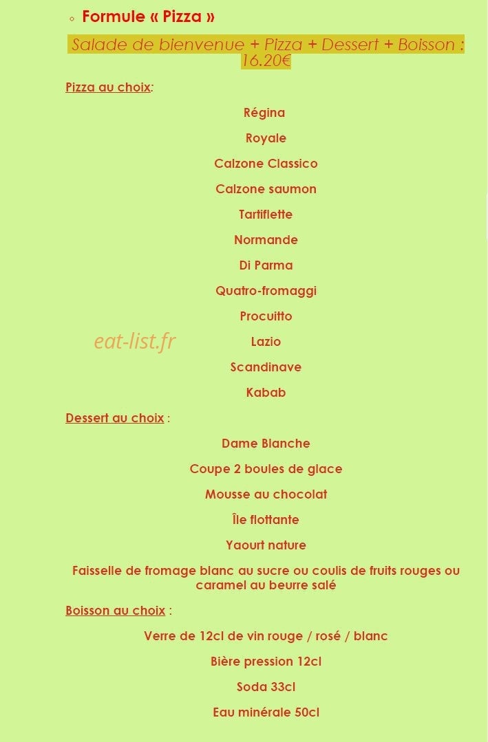 Le Pellagio — carte page 2