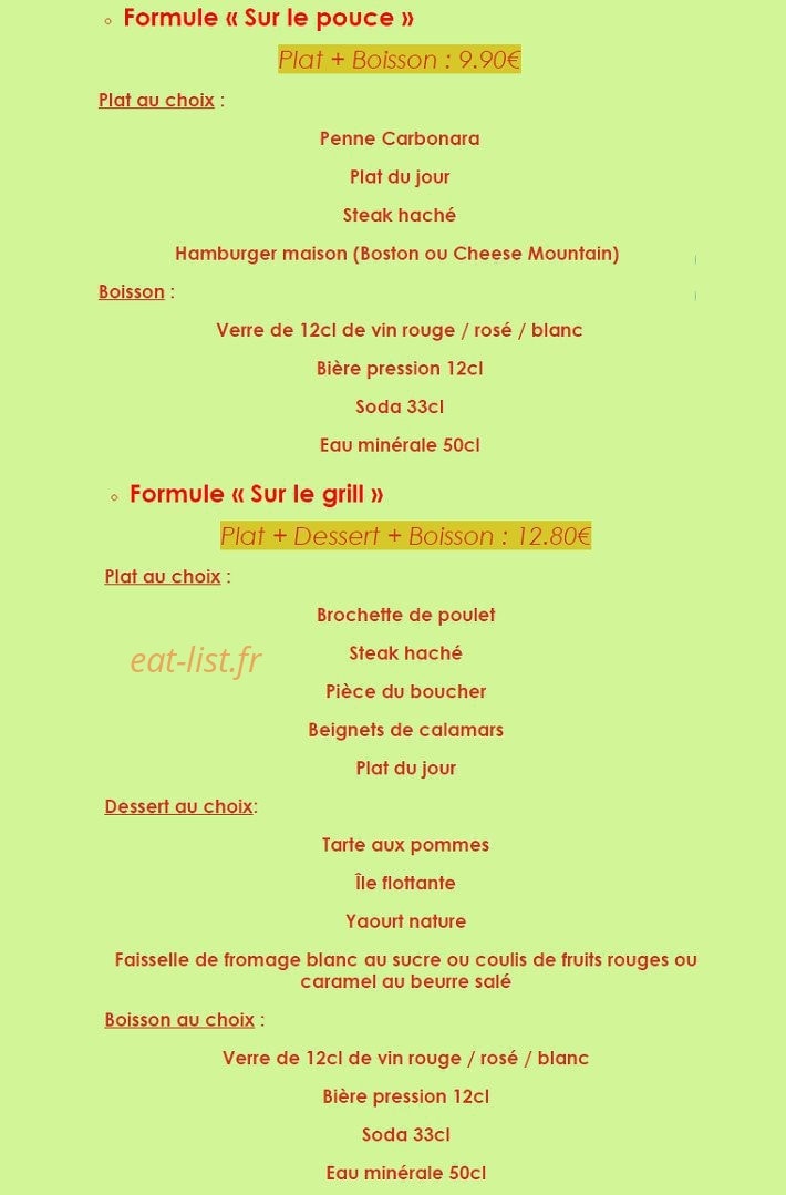 Le Pellagio — carte page 1