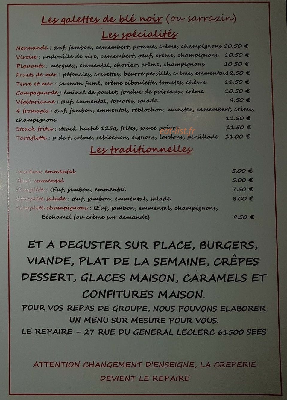 Le repaire — carte page 2