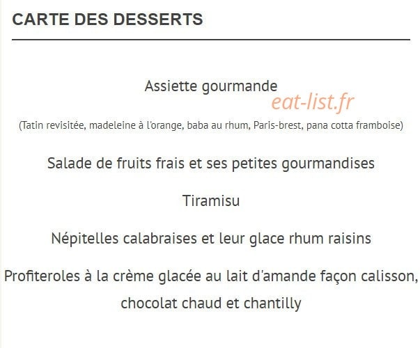 Le Relais de l'Abbaye — carte page 3