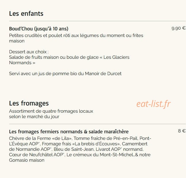 Le Quatre — carte page 3