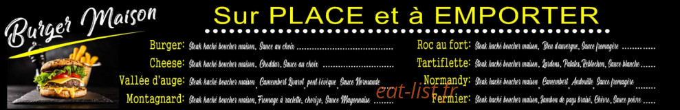 Le Resto du 120 — carte page 1