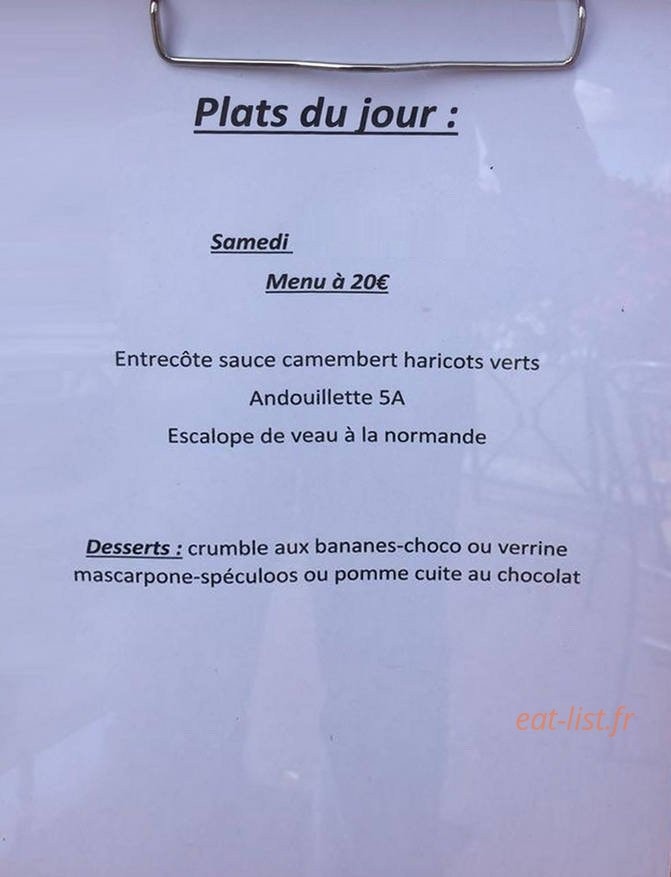 Le relais de Saint Bômer — carte page 1