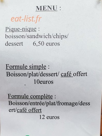 Resto de la gare — carte page 1