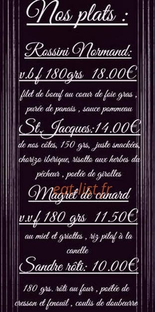 Au père tranquille — carte page 2
