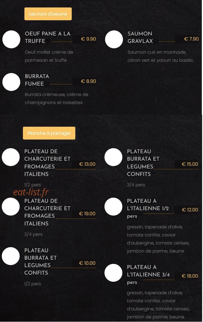 Au feu de bois — carte page 5