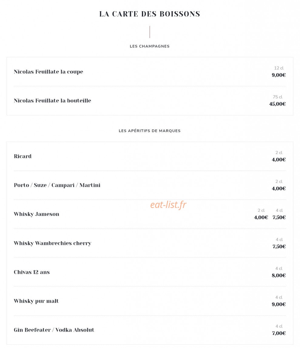 Beefplace — carte page 3