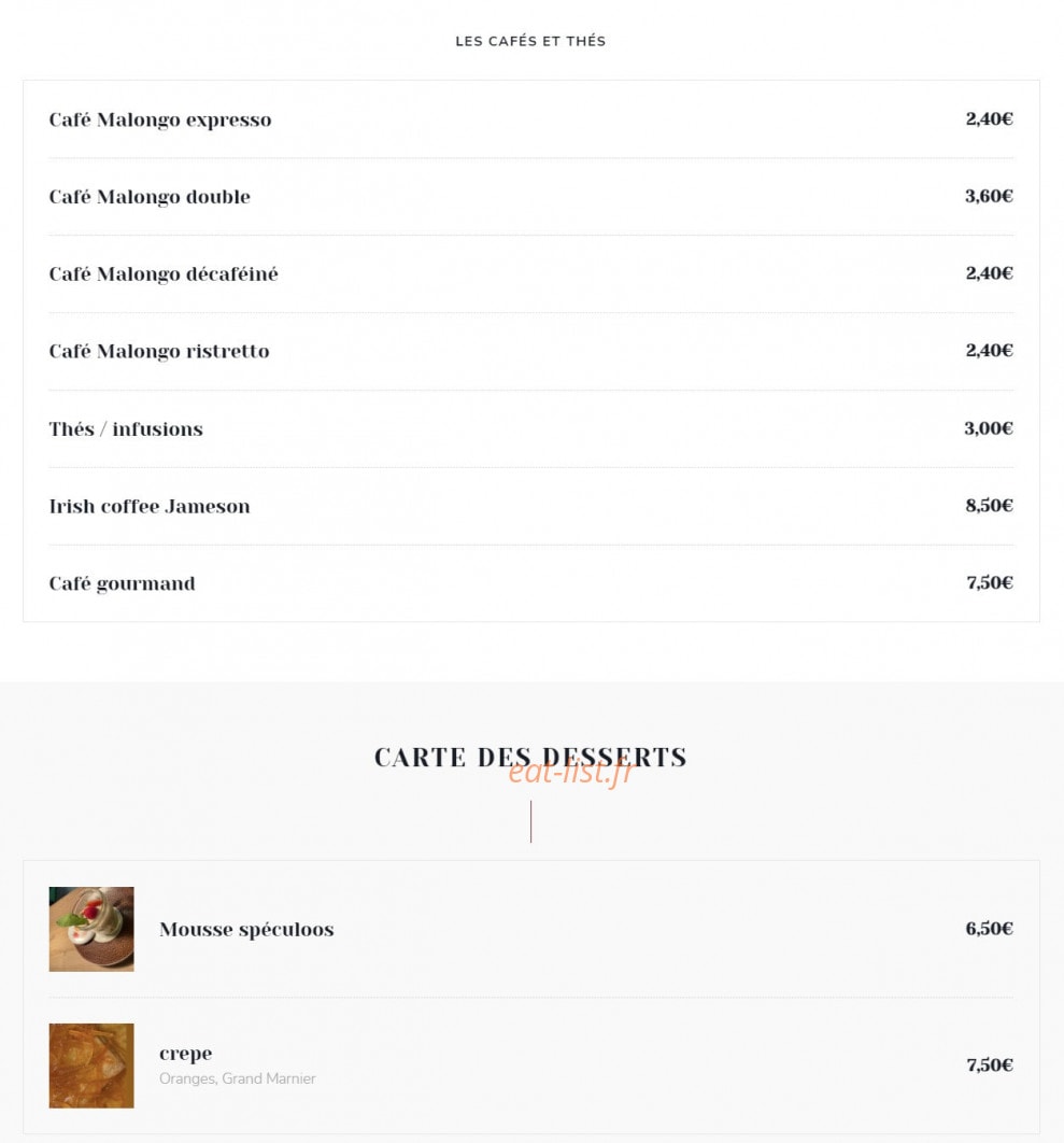 Beefplace — carte page 8