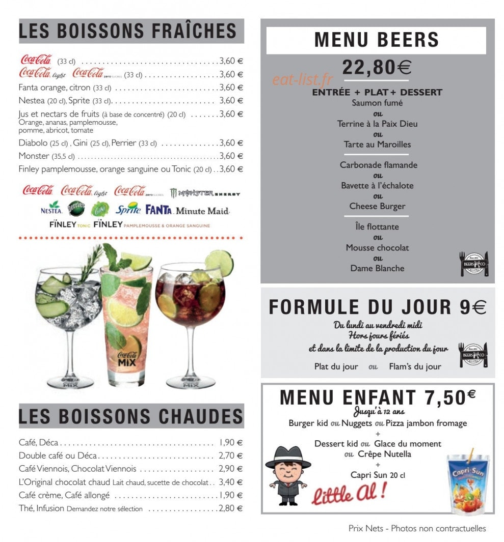 Beers and Co — carte page 4