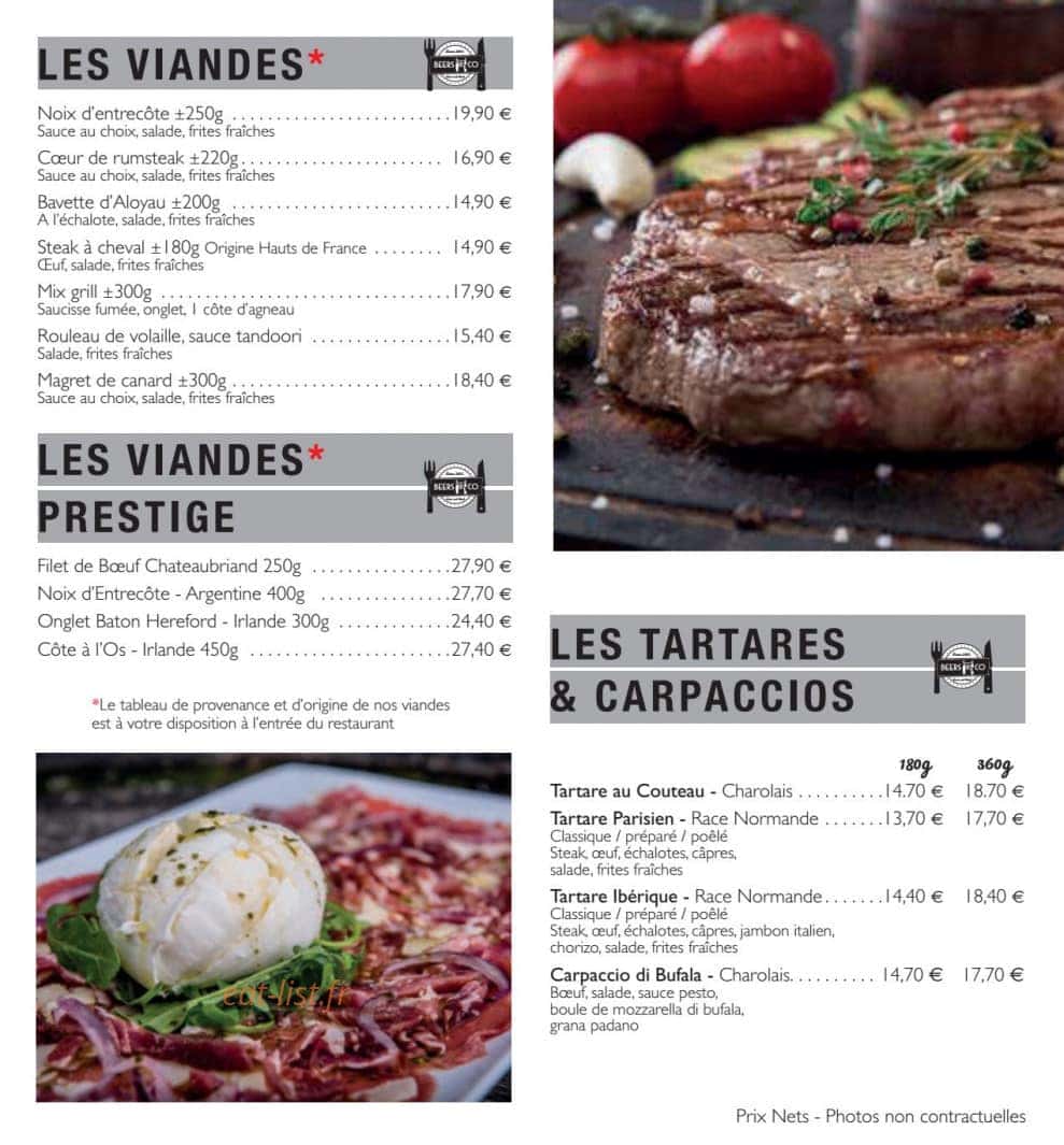 Beers and Co — carte page 8
