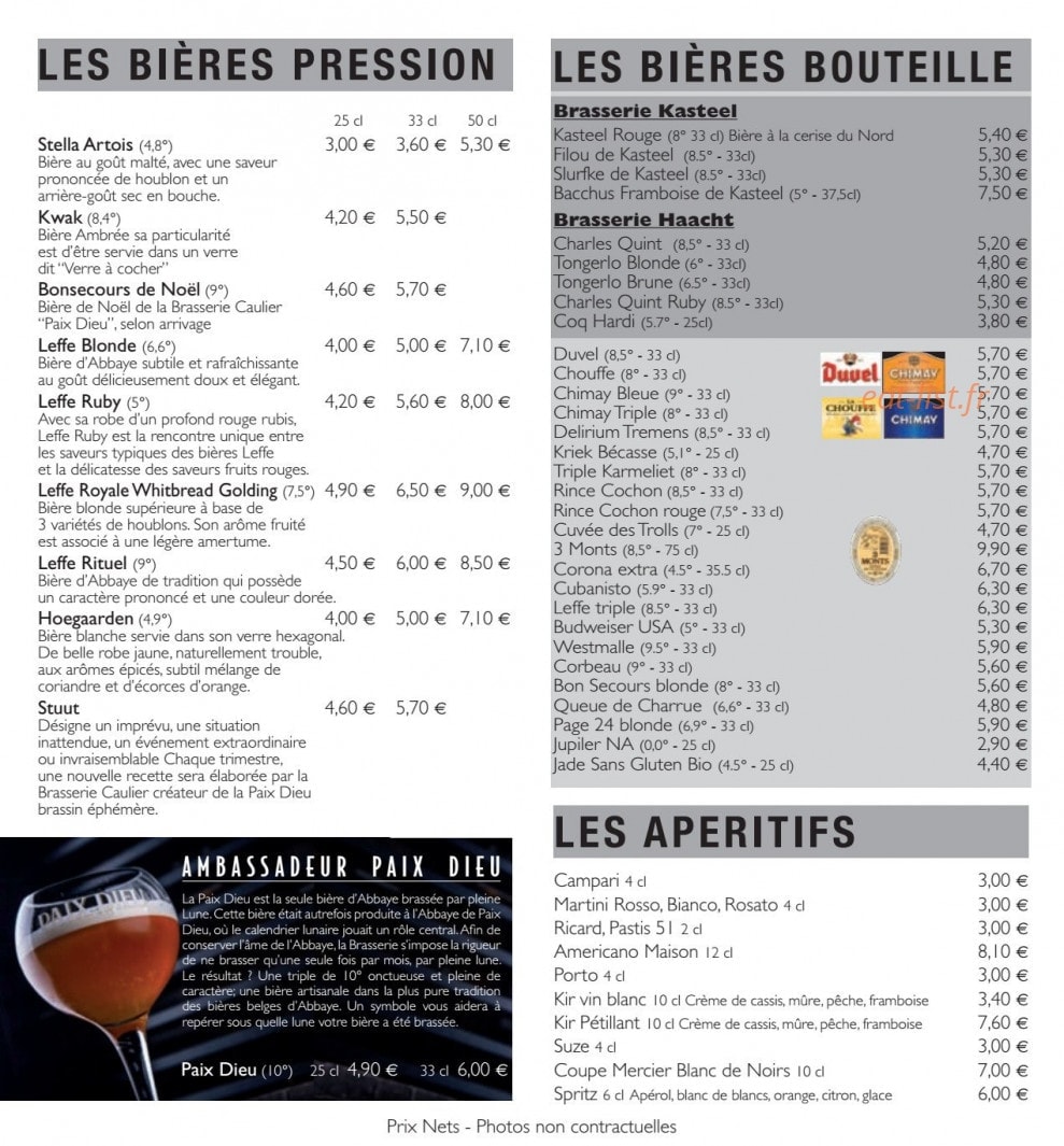 Beers and Co — carte page 2