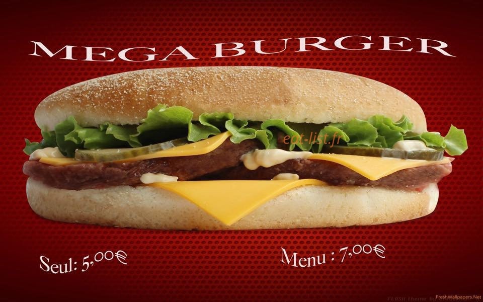 Best Burger — carte page 3