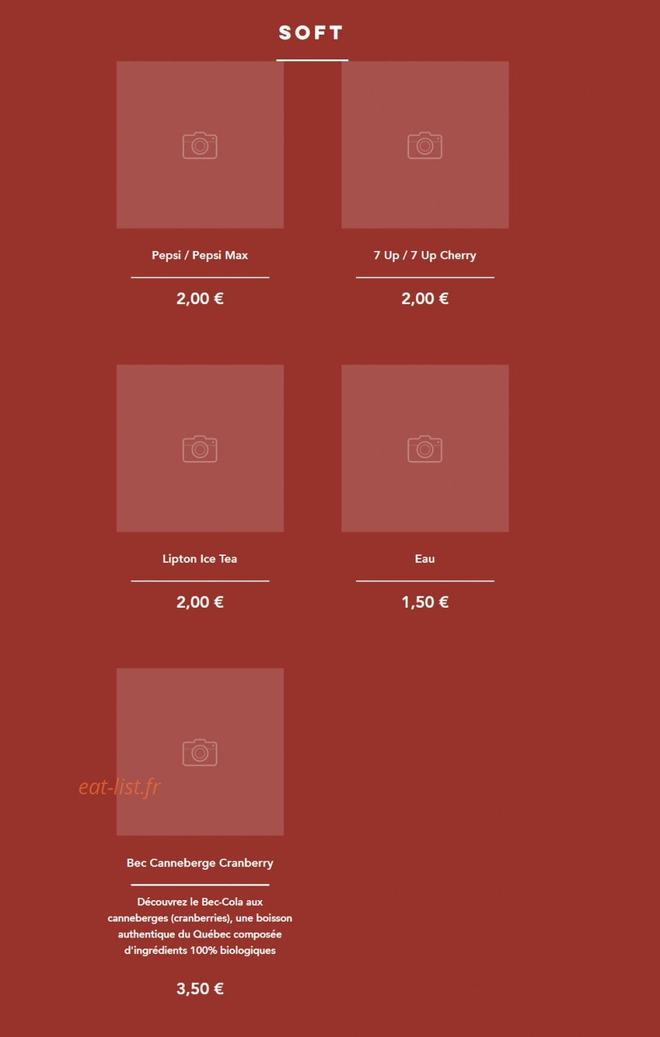 Canadian poutine — carte page 5
