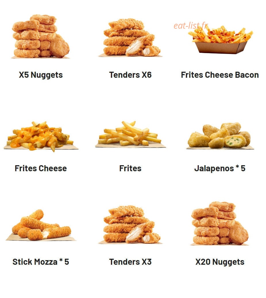 Chamas Burger — carte page 6
