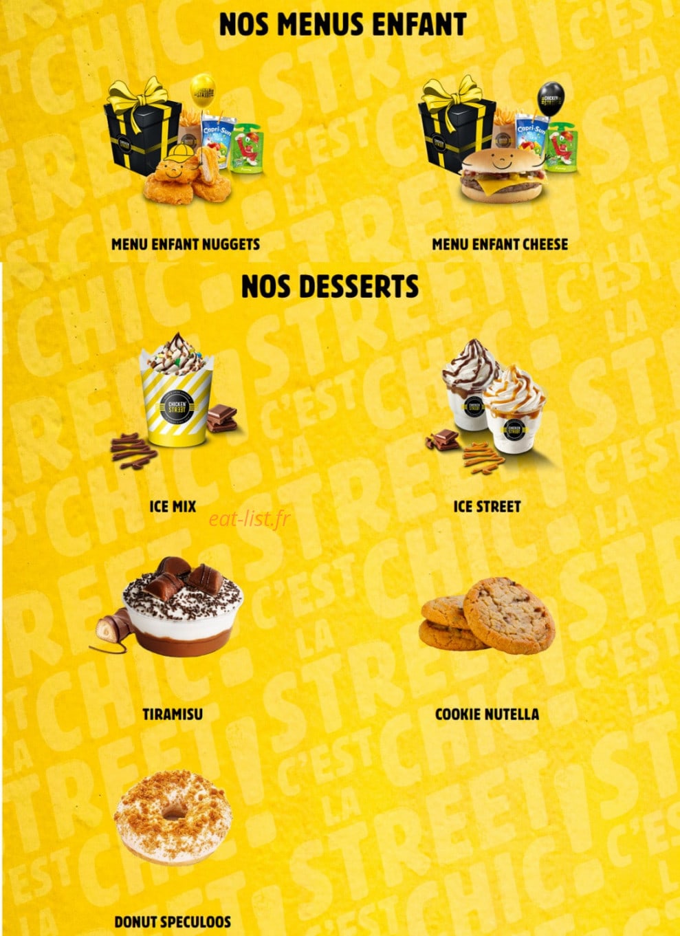 Chicken Street — carte page 4