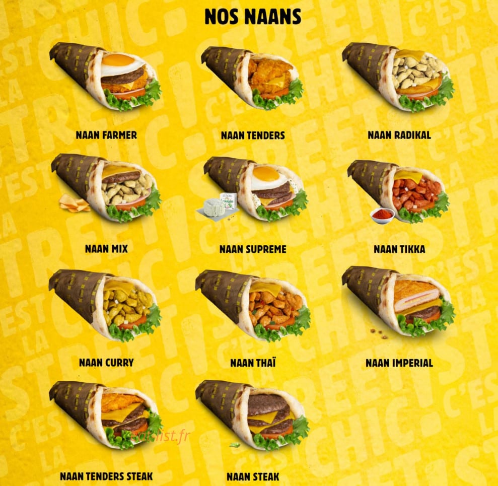 Chicken Street — carte page 1
