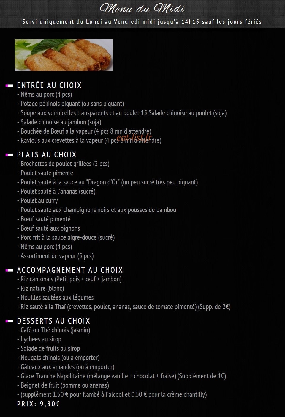 Dragon d'or — carte page 5