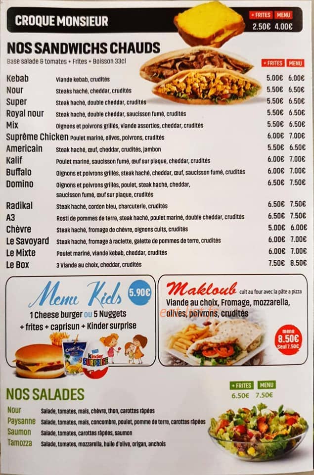 Eat Box — carte page 3