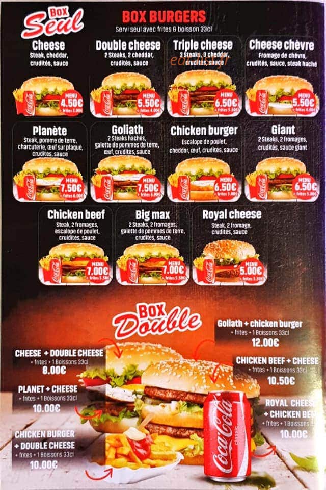 Eat Box — carte page 4