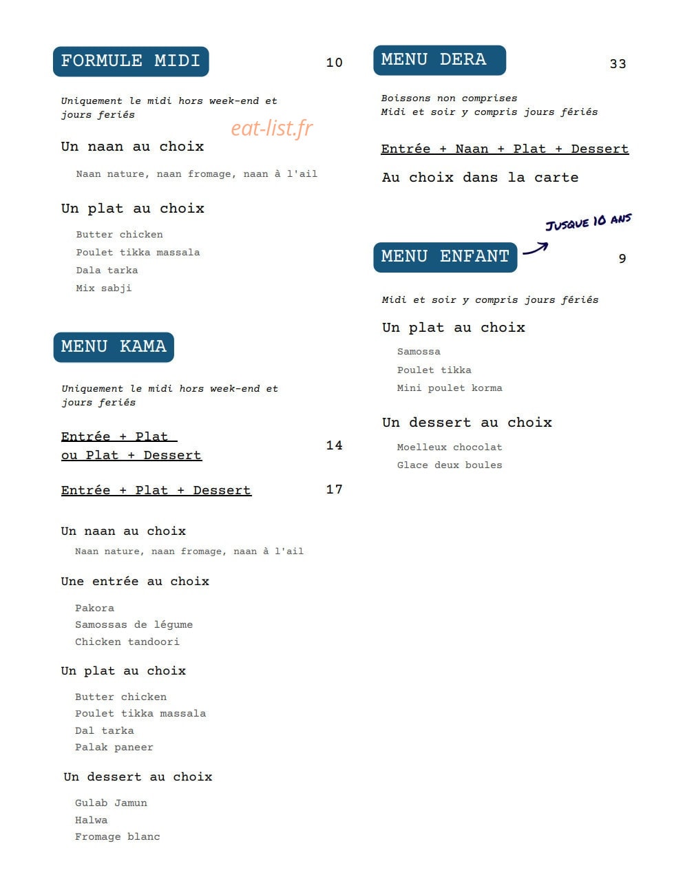 Kama — carte page 2