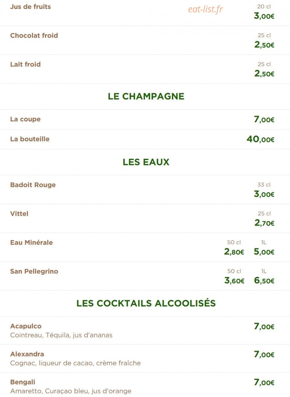 L'élysée — carte page 16