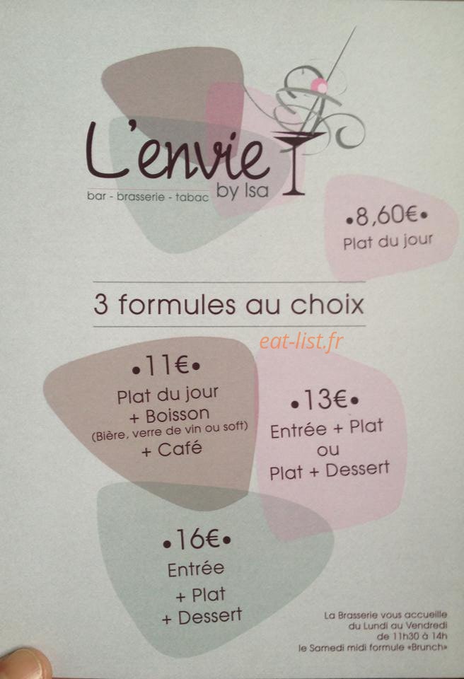 L'envie by isa — carte page 2