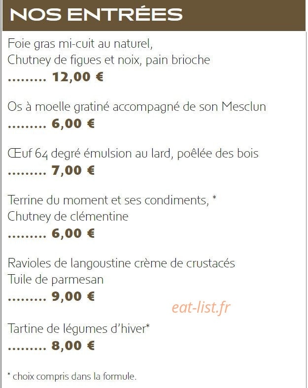 L'épicurien — carte page 1
