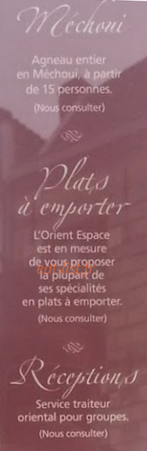 L'Orient-Espace — carte page 2