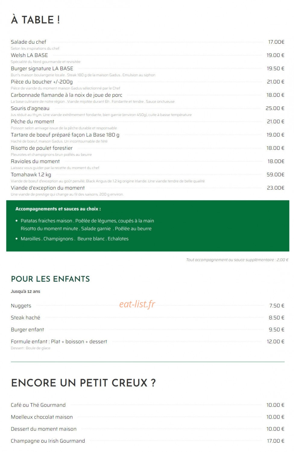 La Base — carte page 2