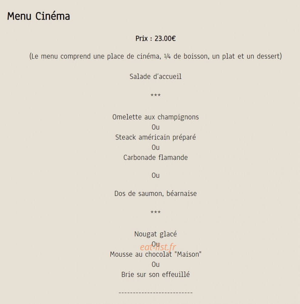 La Cave des Saveurs — carte page 5