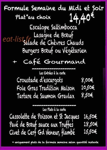 La Comédie — carte page 1