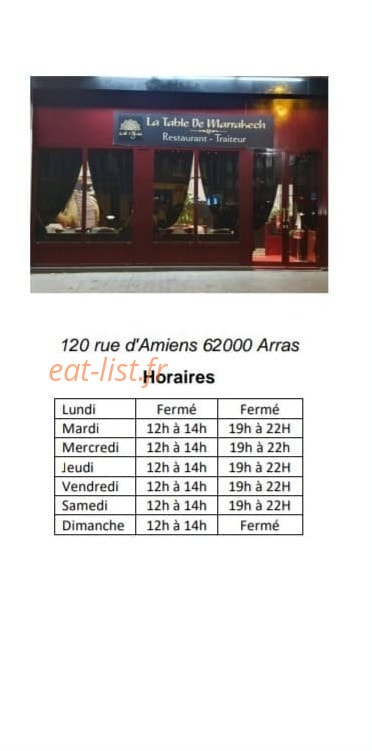 La Table De Marrakech — carte page 6