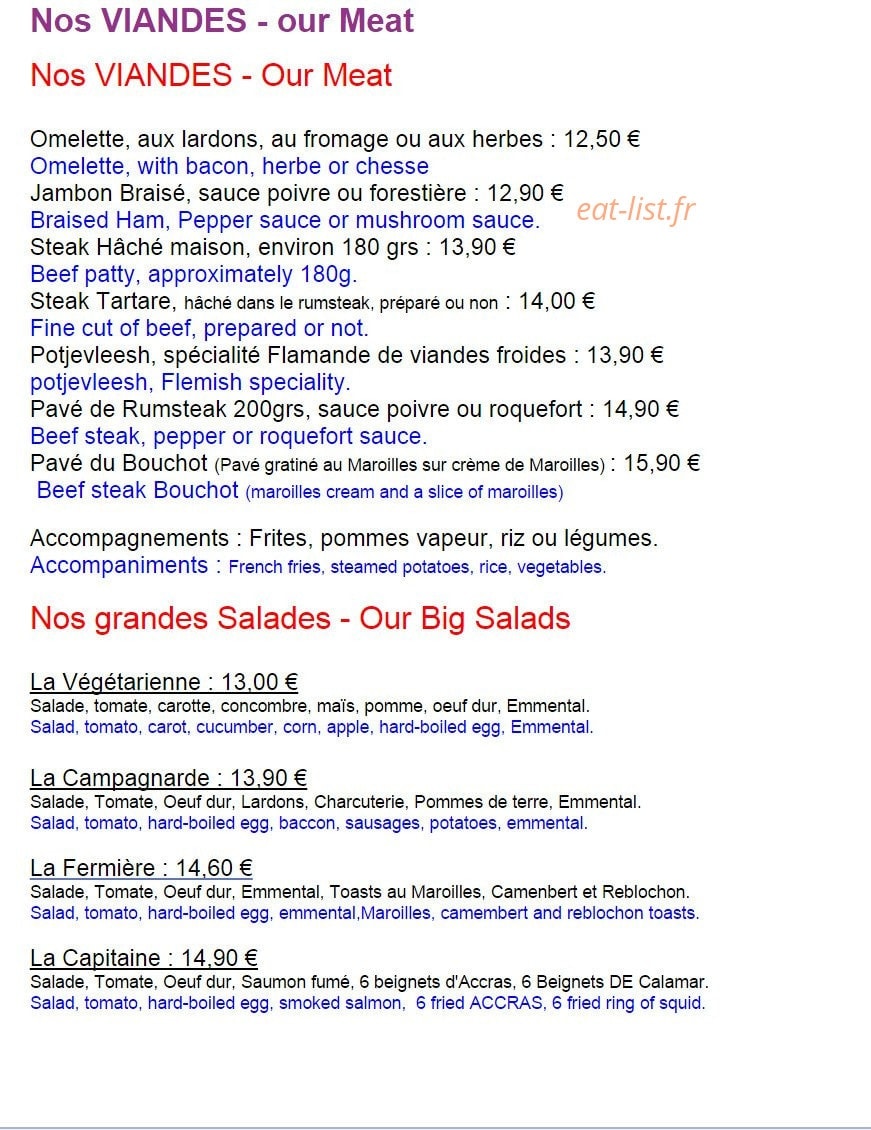 Le bouchot — carte page 4