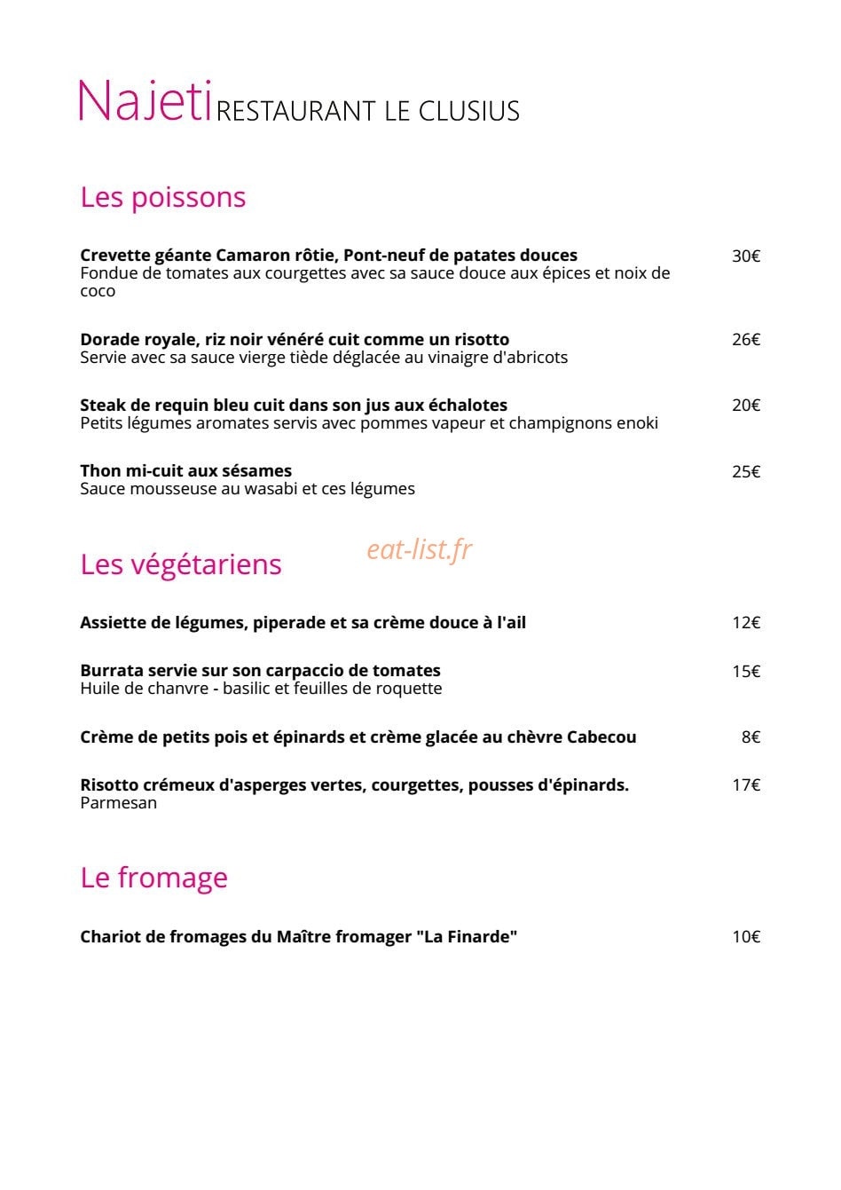 Le Clusius — carte page 2