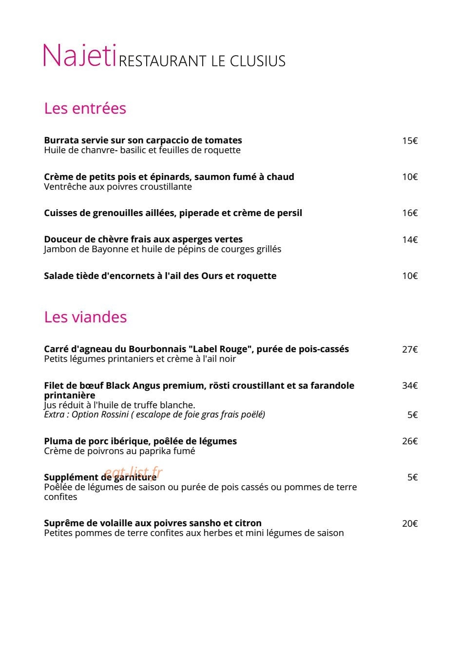 Le Clusius — carte page 1