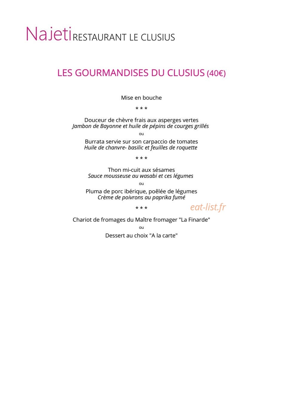 Le Clusius — carte page 5