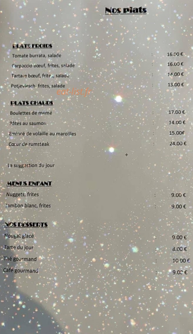 Le Divin — carte page 1