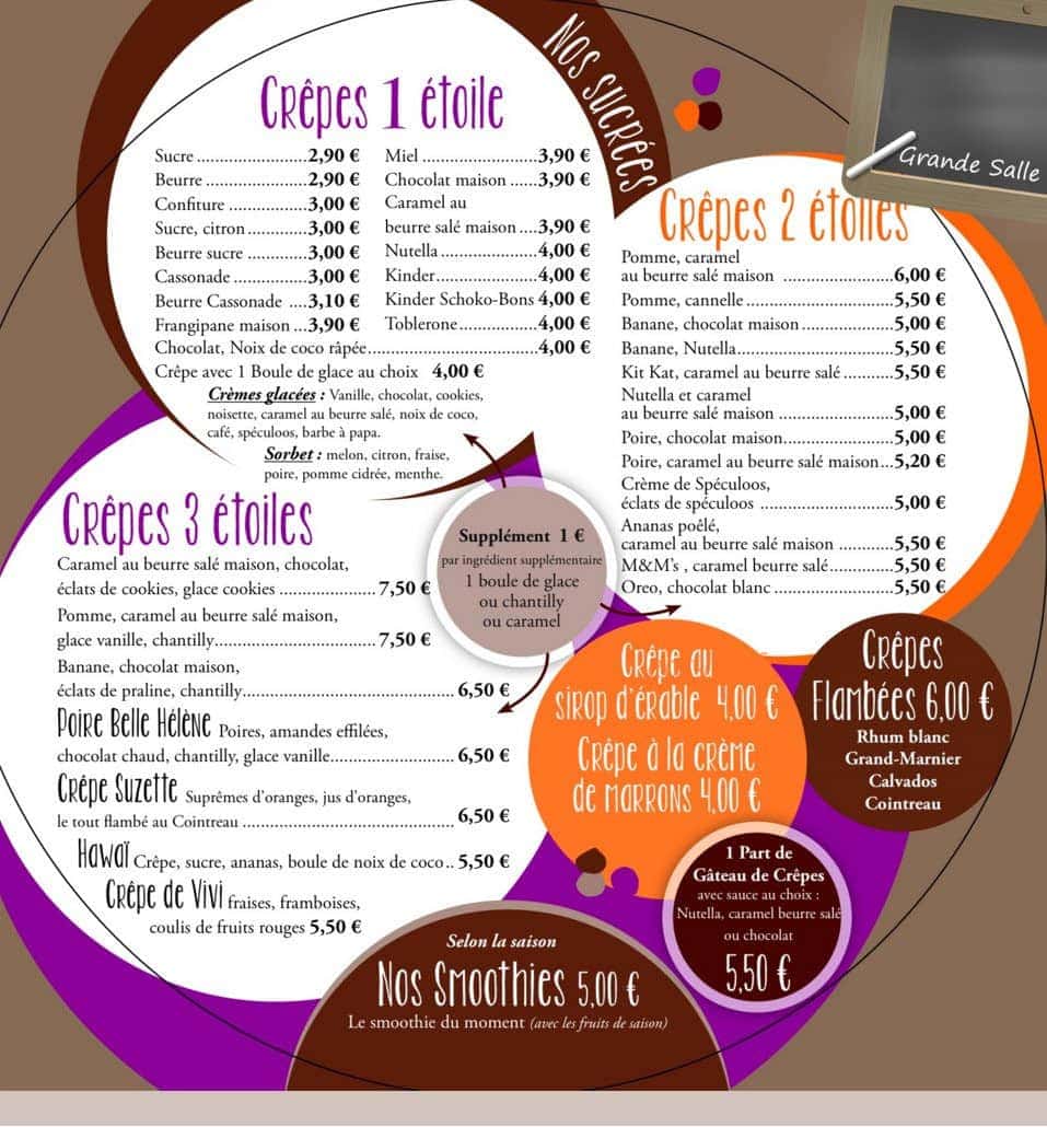 Le foucrêpe's — carte page 4